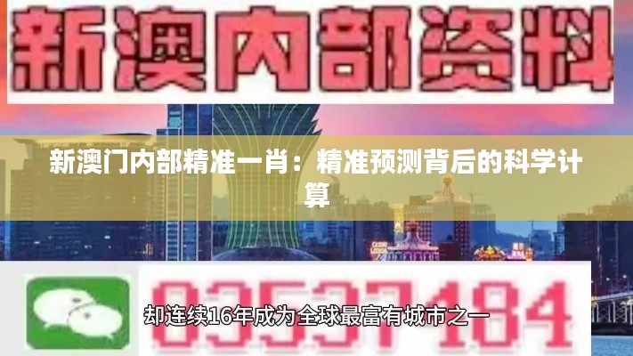 新澳门内部精准一肖:精准预测背后的科学计算