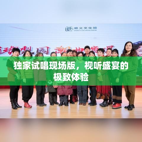独家试唱现场版，视听盛宴的极致体验