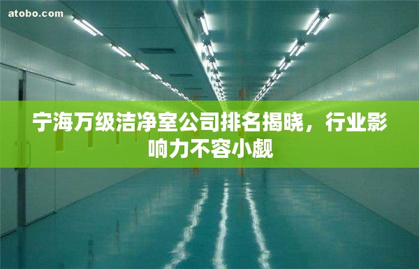 宁海万级洁净室公司排名揭晓，行业影响力不容小觑