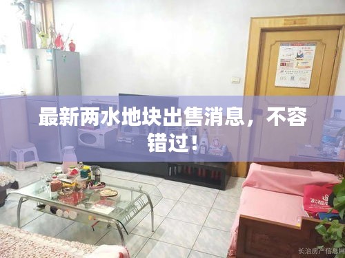 最新两水地块出售消息，不容错过！