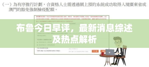 布鲁今日早评，最新消息综述及热点解析